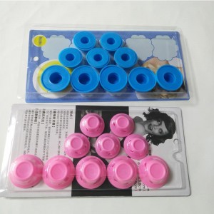 Nessun bigodino di riscaldamento a calore, strumenti di arricciatura dei bigotti di silicone,nessun riscaldamento,nessun danno ai capelli, facile da pulire