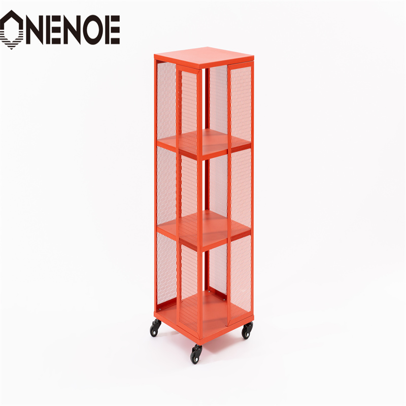 ONENOE Home moderni mobili moderni metallo scaffali rimovibili mobile mobile mobile per telaio solido organizzatore organizzatore con 3 livelli con 3 livelli