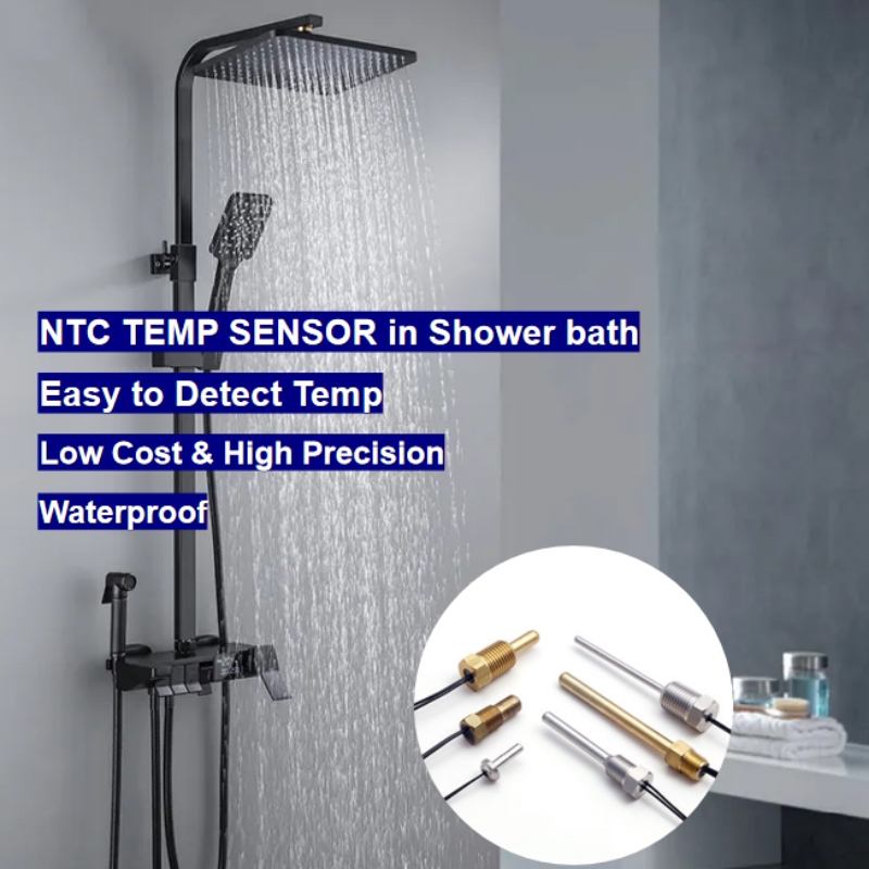 Sensore di temperatura del termistore NTCnella doccia per bagno digitale