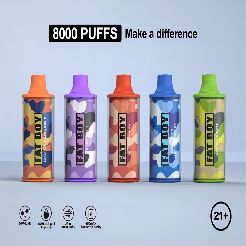 Tutte le varianti di disponibili per il pod asvape a vapotteria disponibili per vaporizzatore a vaporizzazione 8000