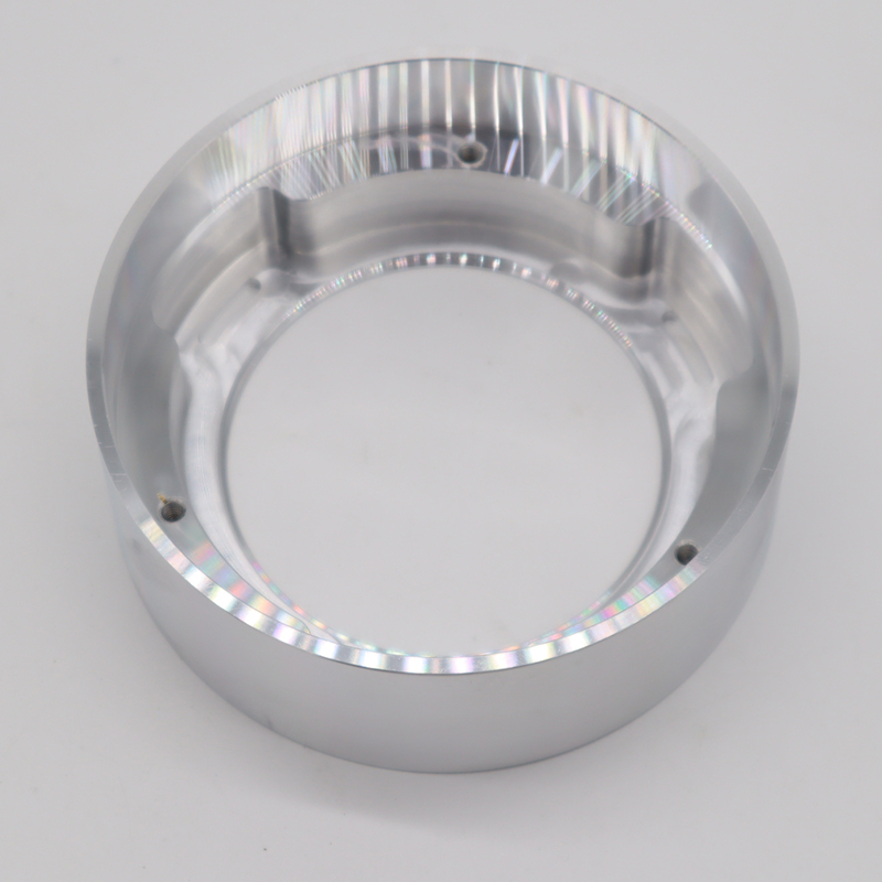 Parti di illuminazione in alluminio CNC che si muove