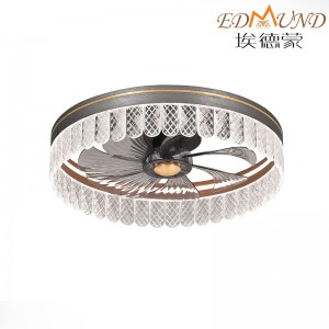 Luce ventilatore a soffitto C010-BK