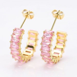 316L acciaio inossidabile ultimo anello di orecchini in polvere fuso