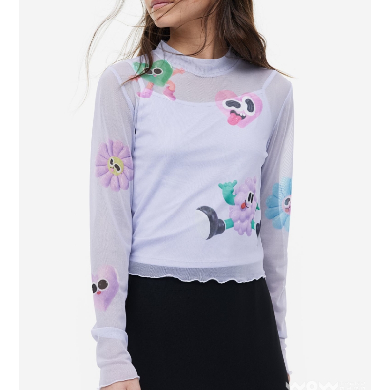 H&m/eva cremers/3d/digital Colours/bright shades/crossover co-brand cartuny graphics