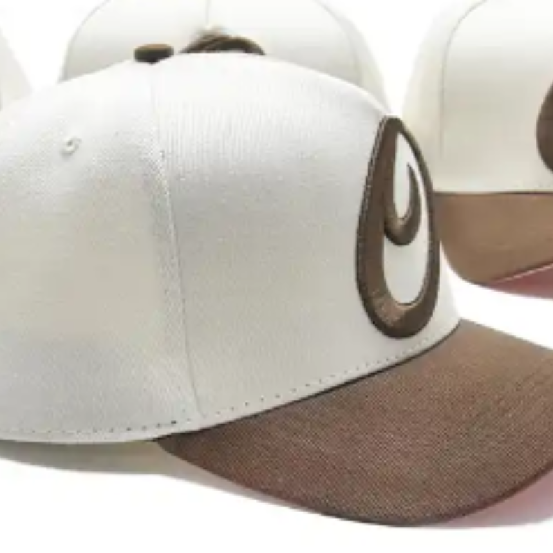 Logo di ricamo a blocchi di colore regolabile Logo su misura su misura da 5 pannelli cappello da baseball cappello all'ingrosso