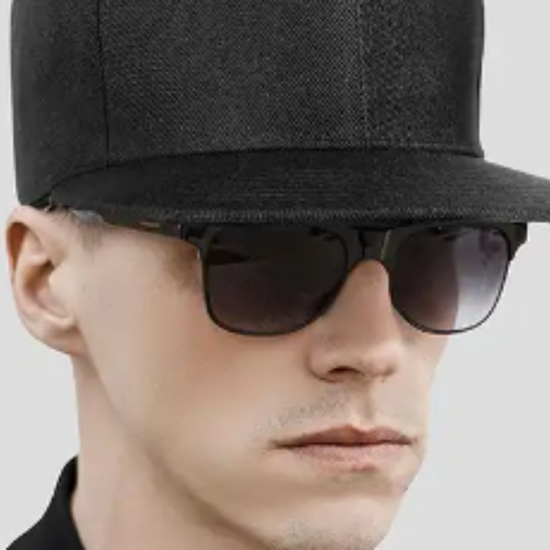 Stampa di ricamo a logo personalizzato Cappello a bordo piatto semplice Cappelli a snapback a 5 pannelli