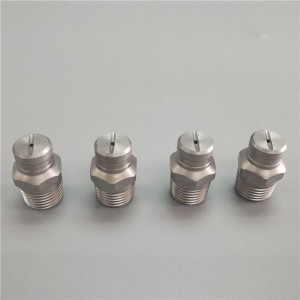 Rondella ad alta pressione ventola piatta ugello d\'acqua ugello in acciaio inossidabile getto spray