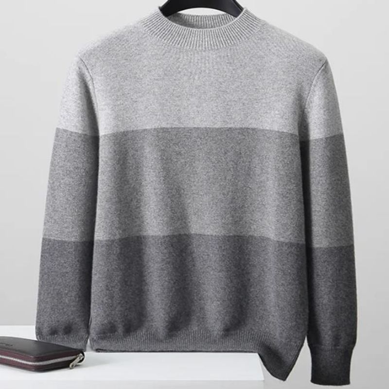 Puro maglione cashmere uomini \\ 'a mezza curiosini per cuocere inverno inverno inverno inverno spesso maglione casual in maglia da maglia \\' s magli