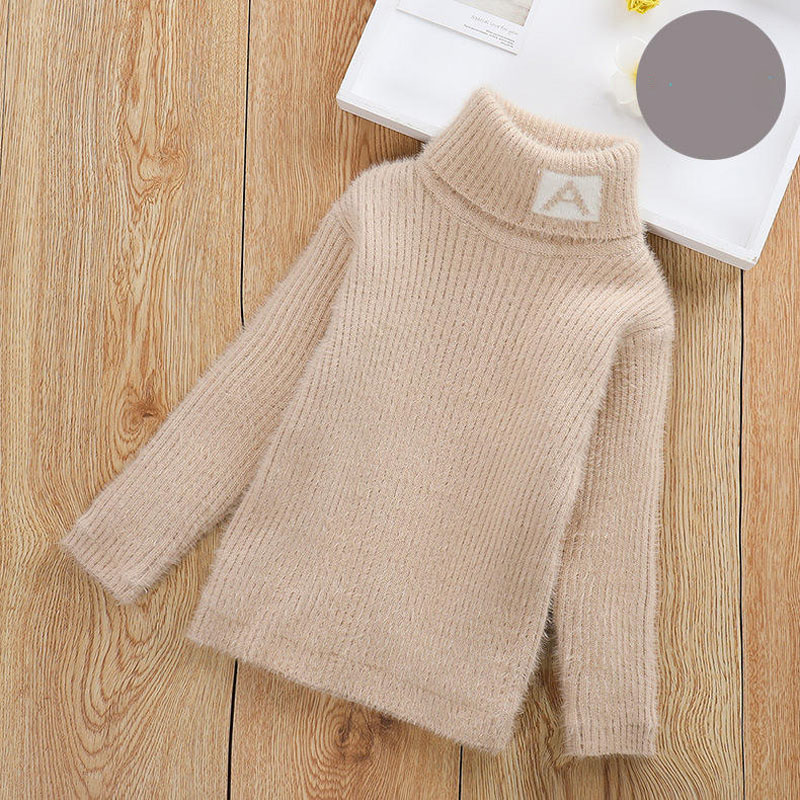 Vestiti al collo maglioni peluche per bambini abbigliamento bambini bambini maglioni maglioni