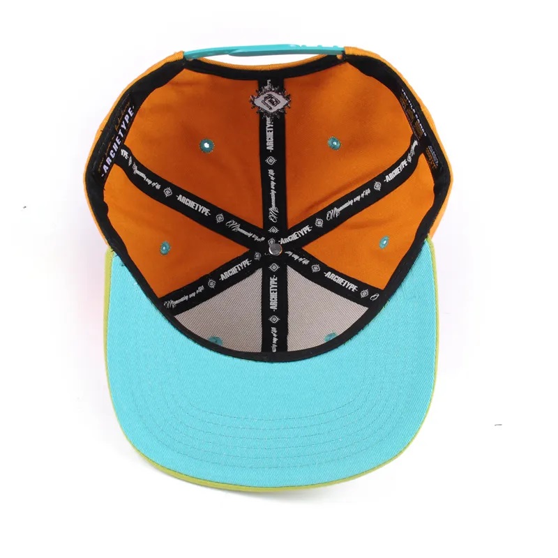 HiPhop Logo personalizzato Bill Bill Block Block Baby Kids 6 Pannello Snapback Gorras Blank Hats Cap Cap snapbacks