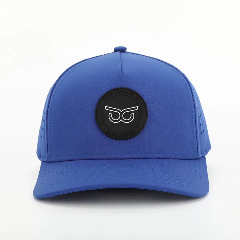 Nuovo cappello da golf in poliestere sportivo per patch in PVC personalizzato in PVC