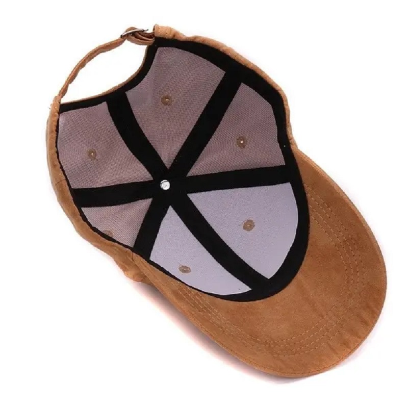 Cappelli da baseball in pelle scamosciata personalizzata in cambio personalizzate in fabbrica Cap e cappello sportivo per uomini e donne
