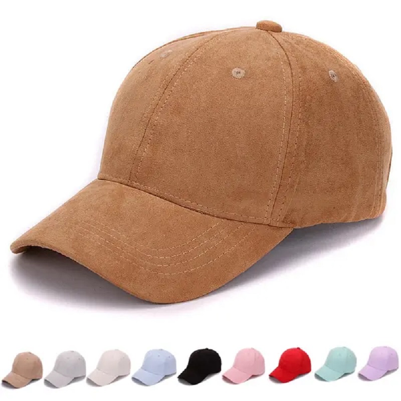 Cappelli da baseball in pelle scamosciata personalizzata in cambio personalizzate in fabbrica Cap e cappello sportivo per uomini e donne