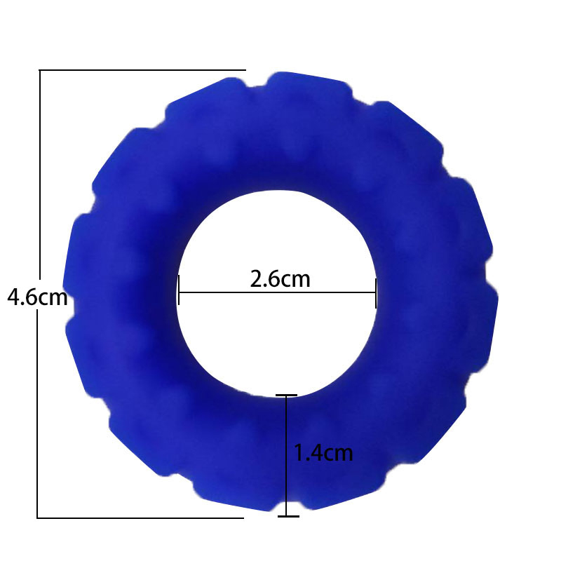 Factory all'ingrosso Migliore prezzo Delay maschile Eiaculazione Eiaculazioni Susti di cazzo del pene silicone morbido per uomini (anello a forma di pneumatico)