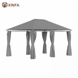 10 \\\\ \'x 13 \\\\\' patio esterno Scheda a baldacchino con 6 laterali rimovibili, grigio