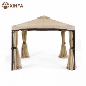 10 \\\\ \'x 10 \\\\\' Gazebo Block Sun Shade Canopy, Tenda impermeabile, Gazebo da esterno con tende