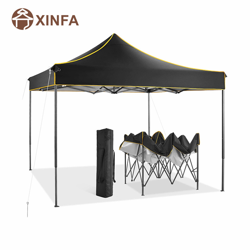 10x 10 pop -up Tenda a baldacchino pop -up istante istantanea tenda impermeabile per le feste in campeggionero