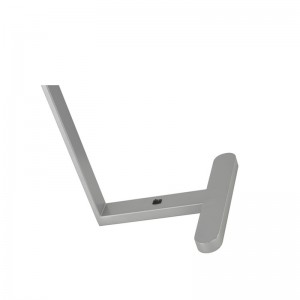 Lampada da tavolo in metallo in metallo in stile semplice con un mini interruttore a rocker in camera