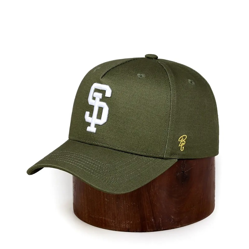 Custom 5 a cinque pannelli da uomo alto profilo medio a corona curva brim fattura 940 k A Frame A-frame Aframe Snapback Baseball Gorras Caps Cappelli