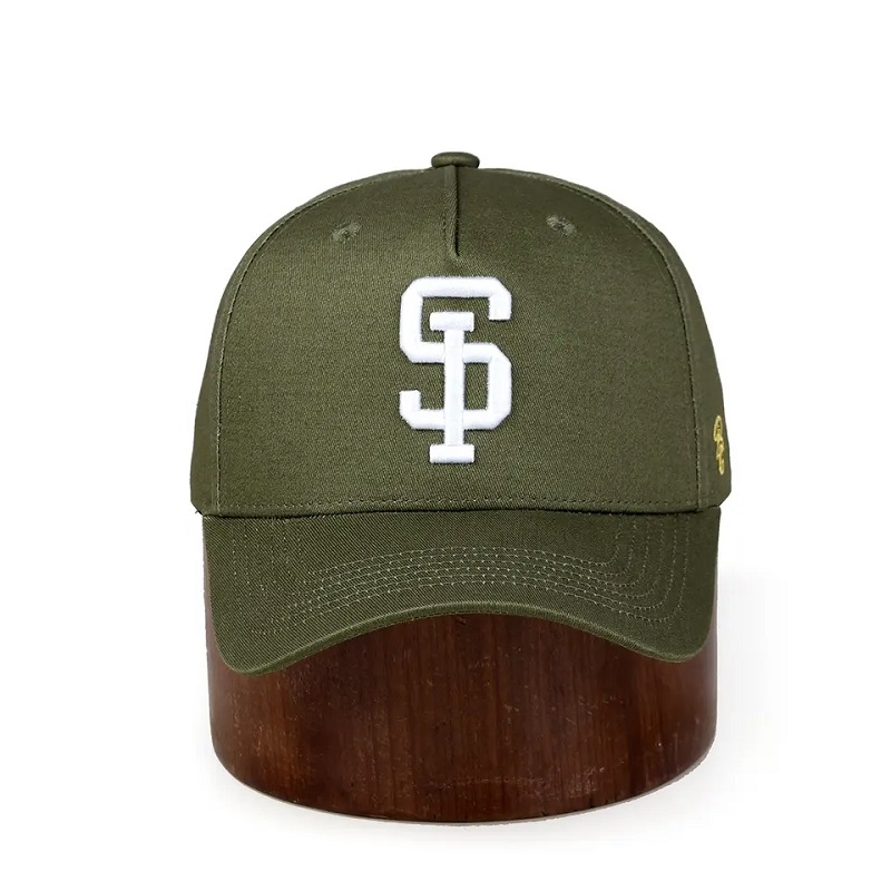 Custom 5 a cinque pannelli da uomo alto profilo medio a corona curva brim fattura 940 k A Frame A-frame Aframe Snapback Baseball Gorras Caps Cappelli
