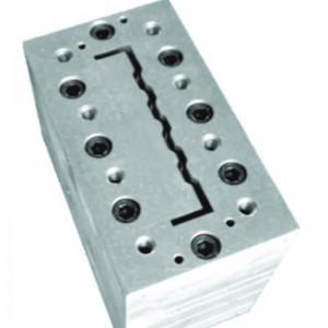 stampo di estrusione di plastica con colonna romano