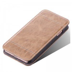 Custodia di protezione del telefono in pelle vera Apple, custodia per il telefono slot a flip sinistra e destra, custodia per telefono a portafoglio zero, custodia in pelle iPhone