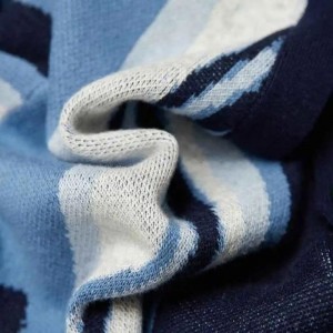 Camicia da polo da tasca anteriore personalizzata in marmo jacquard maglione maglione a maglia maglione