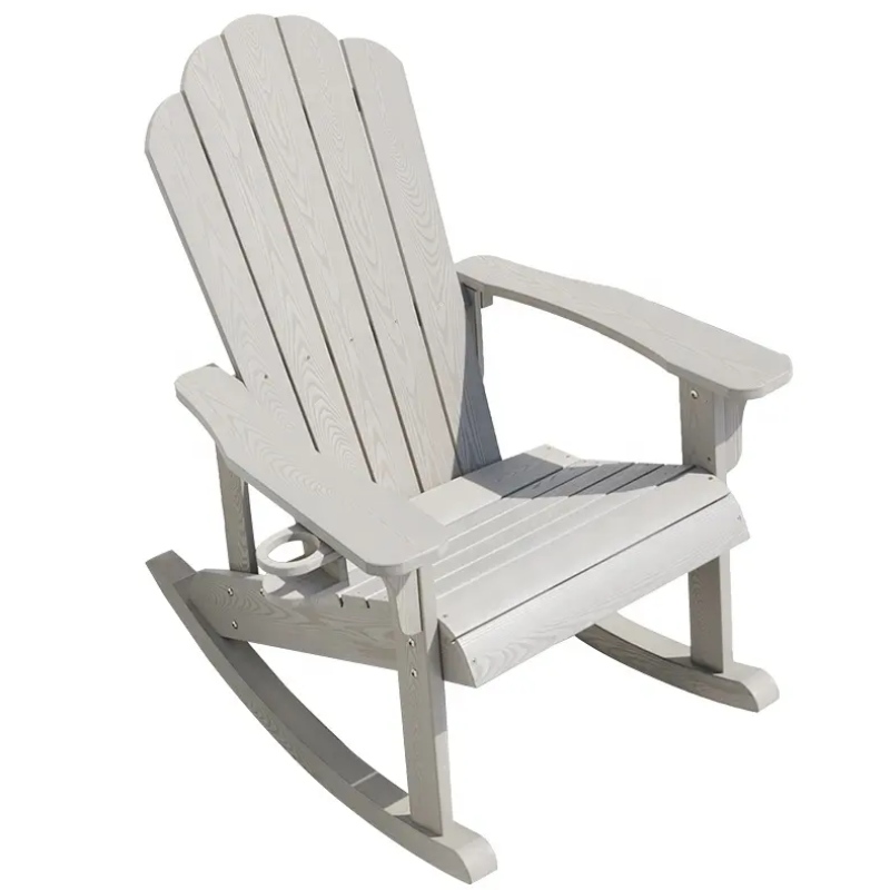 Sedia a dondolo Adirondack