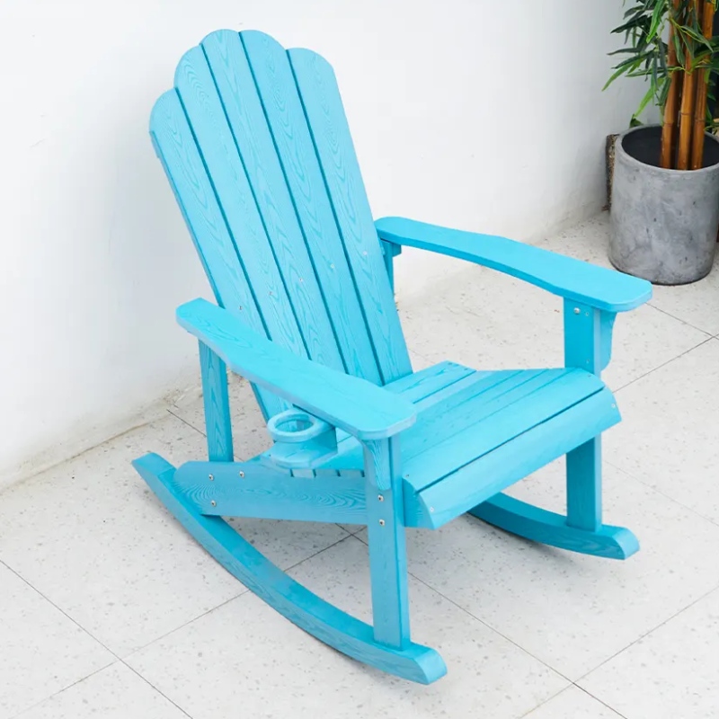 Sedia a dondolo Adirondack