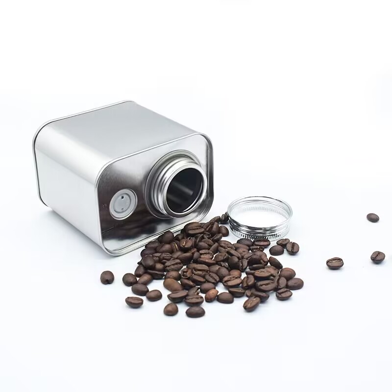 Can latta in stagno personalizzato Can Stampa stampare in stagno caffettiera vuota caletta regalo in metallo in metallo da 250 g confezione da caffè da caffè