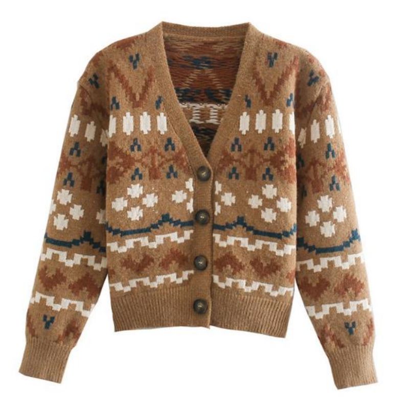 Donne Cardigan di Natale a maglia per dimensioni personalizzate