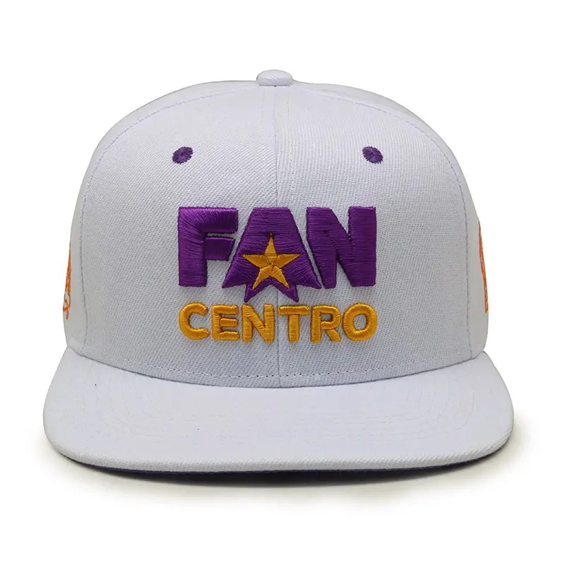Cappello a snapback personalizzato per ricamo 3d all'ingrosso a buon mercato