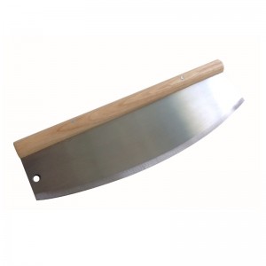 China Factory 304 in acciaio inossidabile pizzeria per pizza pizza rocker con manico in legno