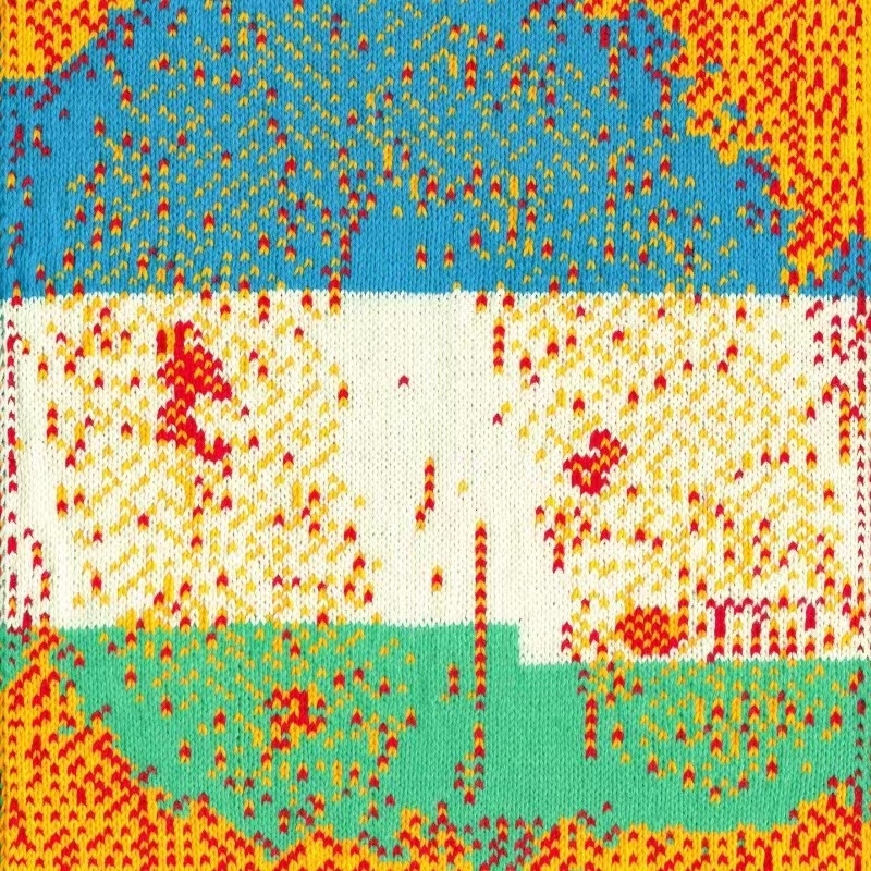 Maglieria modellata/abstract art/loose, caotica e dinamica/happy combination/Color