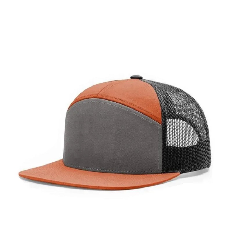 Cappelli a snapback a 7 pannelli a 7 pannelli personalizzati di alta qualità