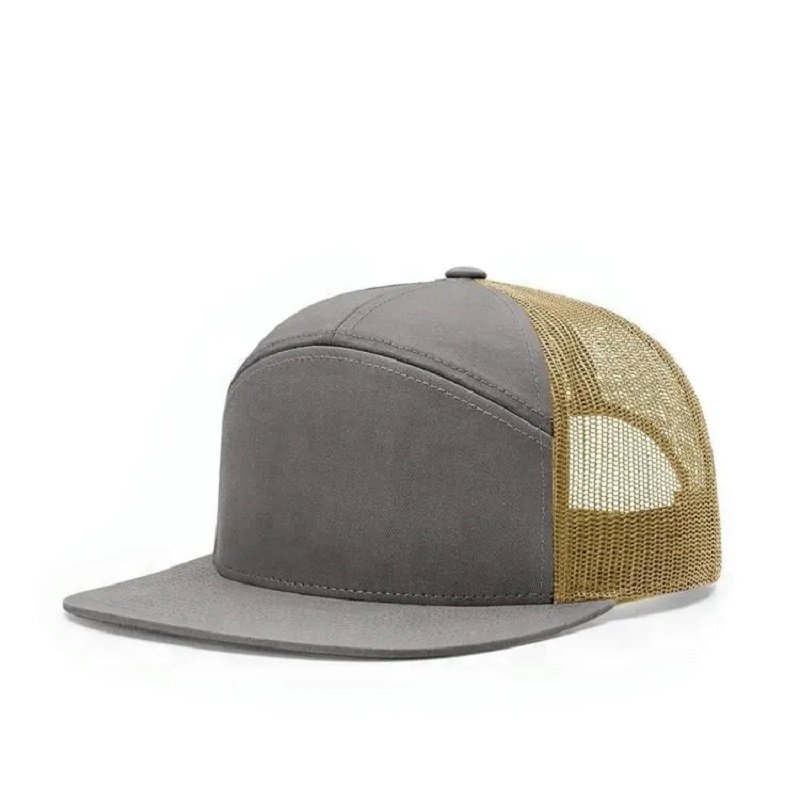 Cappelli a snapback a 7 pannelli a 7 pannelli personalizzati di alta qualità