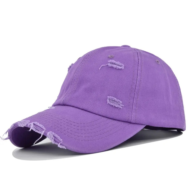 L'ingrosso logo personalizzato Blank papà a buon mercato strappato strappatonon strutturato cappelli da baseball lavati