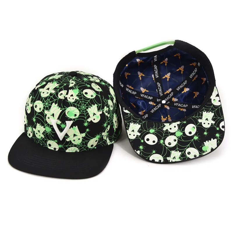 Fashion 6 pannello per bambini cappelli sportivi personalizzati logo ricamato a snapback cappello