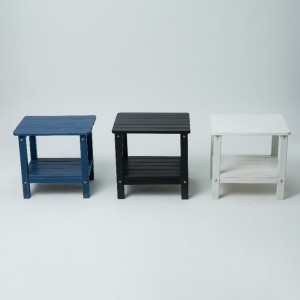 Tavolo laterale all\'aperto con colorenero