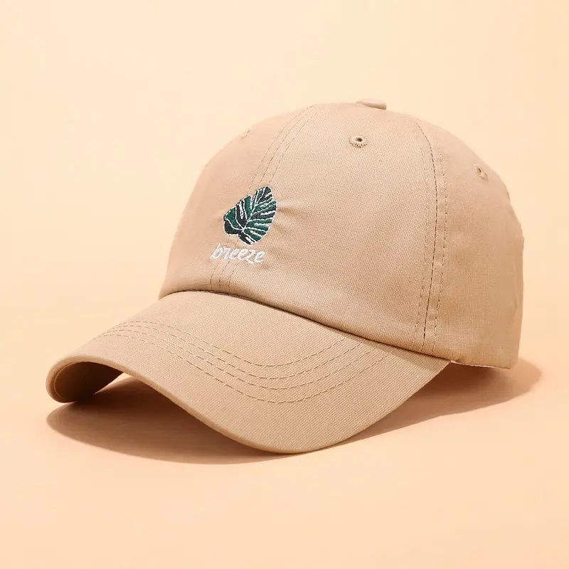 Cappello da papà a 6 pannelli 100% cotone, logo ricamatonon strutturato cappello da papà personalizzato