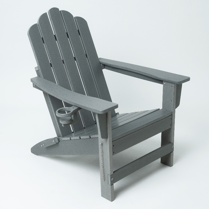 Mobili da esterno HDPE sedia Adirondack con grigio