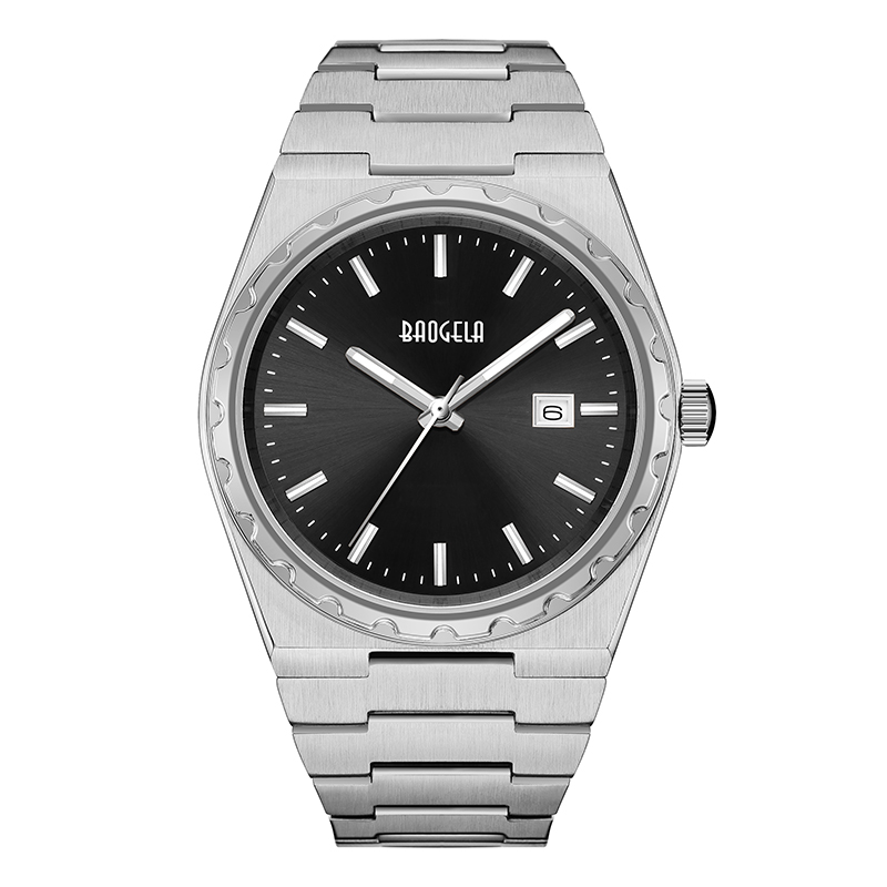 Baogela Brand Luxury Rose Watches inossidabile uomo Owatch Classic Business da 50 m Moro impermea relogio Masculino 22801