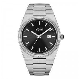 BAOGELA 40mm Brand Brand All Gold inossidabile uomo Owatch Classic Business 50m Giappone Waterproof Giappone Orologio in quarzo per uomini 22801