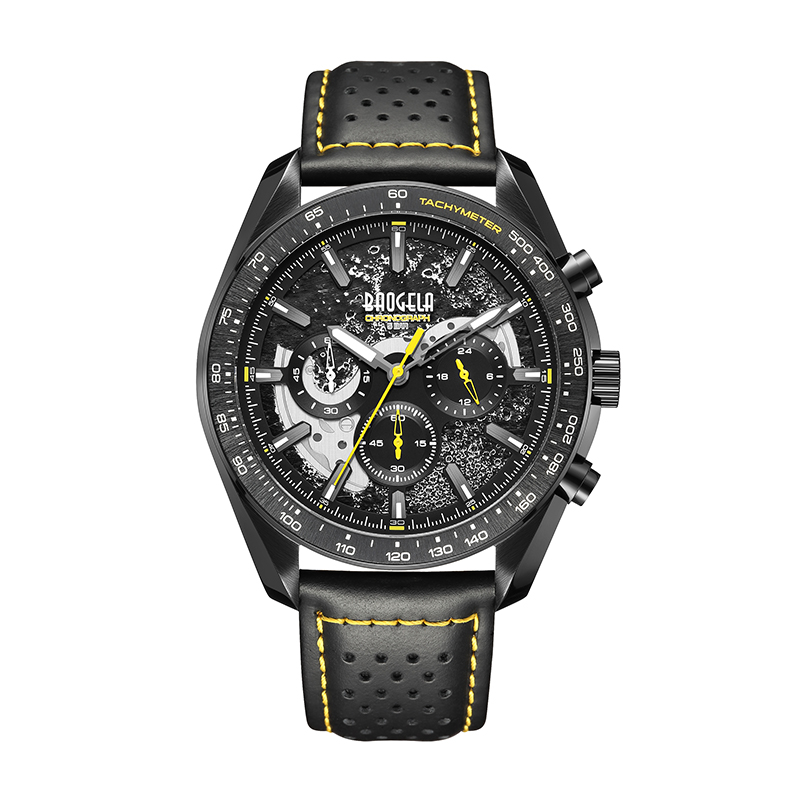 Baogela New Luxury Men Sport Quartz Calendario cronografo maschile Giappone Movimento 50Bar Top Brand Orologio Filing Guid