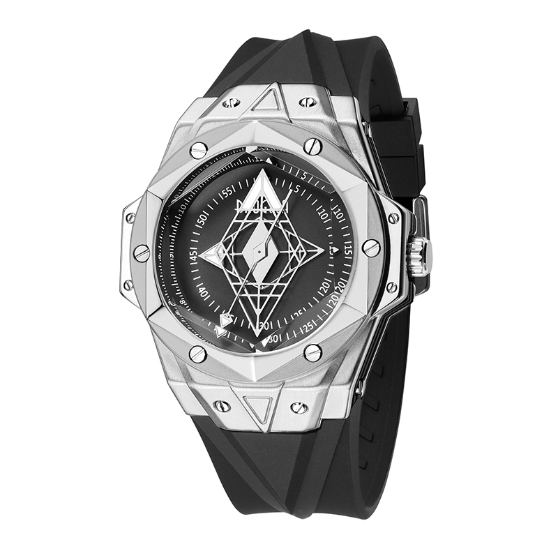 Baogela Nuovo marca top di lusso Orologi quarzo orologi per uomo in gomma cinghia militare orologio da polso per orologio impermeabile relogios Masculino 22601