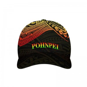 Nuovo Micronesia Pohnpei Flag Stampato Cap da baseball Stampato Polinesiano Tattoo Sport Sports Adattati Adattabile UNISEX Frandibile Outdoor Cappello