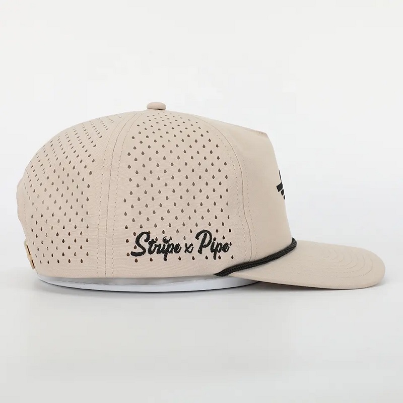Gorf da golf da papà a 5 pannelli da ricamo personalizzato all'ingrosso, golf golf di alta qualità, gorra da baseballnera