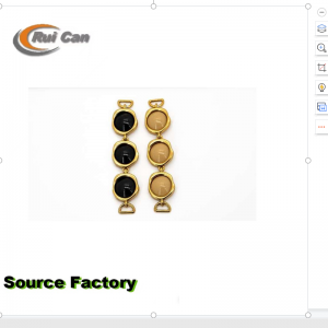 Lega di zinco con fibbia per scarpe