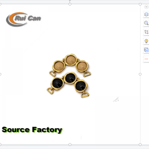 Lega di zinco con fibbia per scarpe