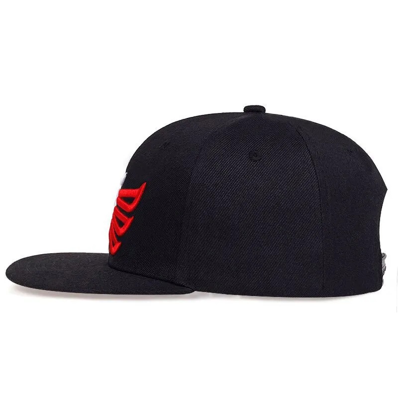 Cappello all'ingrosso Snapback Cap Hip Hop regolabile personalizzato con logo realizzato in Pakistan